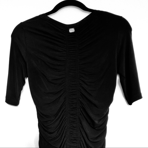 Burberry London Stretch Knit Top Ruching Detail - Picture 2 of 8